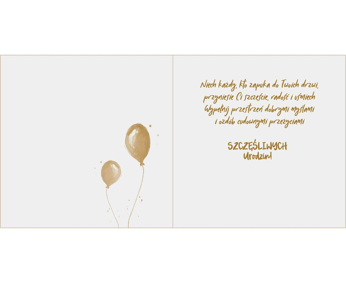 Birthday Card, Elephant with balloon, 15x15 cm